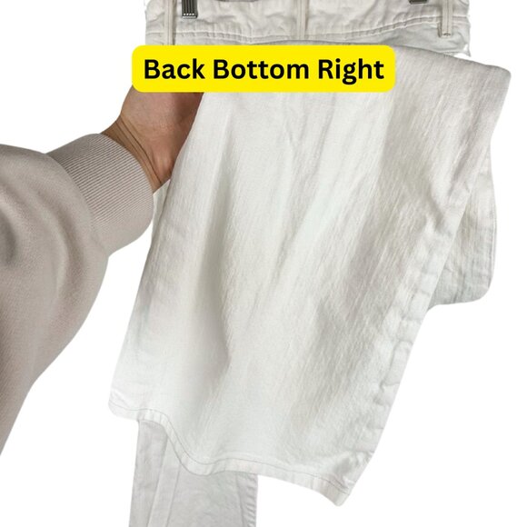 Banana Republic White Flare & Wide Leg Jeans - Picture 7 of 9